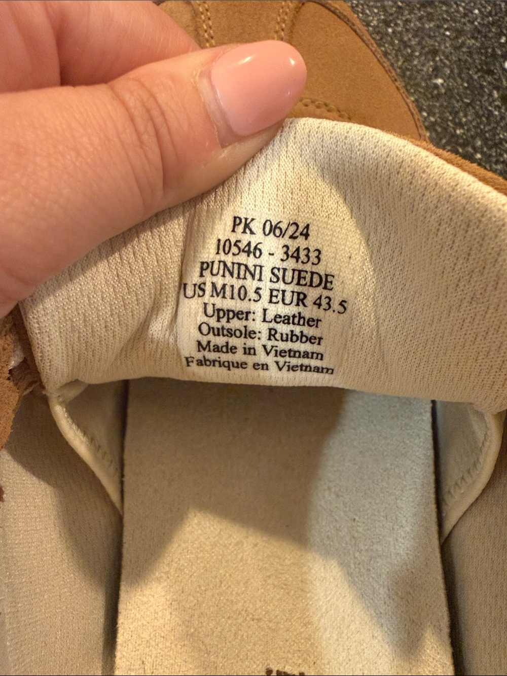 OluKai Men's Punini Suede Sneakers in Tan with Cream Laces - size 10.5 - Picture 2 of 7